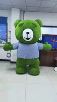 Costume gonflable de mascotte d'ours en peluche Efun personnage de dessin animé mascotte gonflable d'ours en peluche Cosplay pour adultes