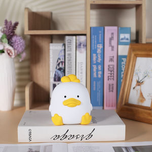Pato <span class=keywords><strong>de</strong></span> dibujos animados <span class=keywords><strong>de</strong></span> silicona para niños, decoración <span class=keywords><strong>de</strong></span> dormitorio, regalo <span class=keywords><strong>de</strong></span> cumpleaños, luz nocturna <span class=keywords><strong>de</strong></span> <span class=keywords><strong>patito</strong></span>, luz Led para dormir, lámpara recargable por USB - Product Image 4