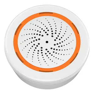Tuya ZigBee capteur de sirène de son et de lumière intelligent système d'alarme de Protection de sécurité pour maison intelligente fonctionne avec Smart Life Zigbee Gateway
