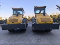 Compacteur routier de marque chinoise 12 tonnes XS123, rouleau vibratoire à tambour unique avec moteur diesel de marque réputée à vendre