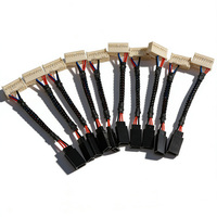 Harnais de câblage UAV personnalisé Molex 5016461800, connecteur en cuivre étamé pas de 2,0 mm vers câble PVC série J JR-3P pour drone