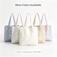 Sac fourre-tout en toile de coton rayé avec logo personnalisé, grande capacité, écologique, réutilisable, 6oz 8oz 10oz 12oz 14oz 16oz