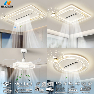 Kipas Angin Plafon Tanpa Baling-Baling 3-in-1 dengan Lampu, Remote Control, 6 Kecepatan, LED, Pemurnian Ion Negatif & Pencahayaan Spektrum Penuh - Product Image 1