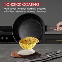 Ensemble de 31 ustensiles de cuisine en aluminium moulé sous pression, antiadhésifs, sans PFOA, compatibles induction, température de cuisson de -40 à 230 degrés Celsius