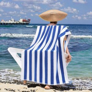Serviette de bain et de plage en coton pur jacquard rayée, séchage rapide et douce, idéale pour la maison, très populaire en Europe et en Amérique - Product Image 3