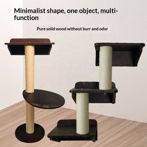 <span class=keywords><strong>Arbre</strong></span> à <span class=keywords><strong>chat</strong></span> moderne sur mesure en sisal et bois <span class=keywords><strong>avec</strong></span> hamac, étagères murales écologiques, emballage carton, pour usage intérieur - Vente en <span class=keywords><strong>gros</strong></span> usine - Product Image 4