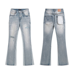 Dropshipping Products 2026 Ready to Ship Custom Baggy <b>Jeans</b>, Loose Denim Trousers for <b>Men</b> Streetwear Daily Wear - Product Image 2