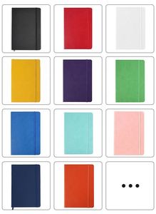 สมุดบันทึกไดอารี่ A5 พร้อมสายรัดยางยืด ปกหนัง PU พิมพ์โลโก้แบรนด์ สมุดโน้ต สมุดจดบันทึก ปกหนัง PU แบบกำหนดเอง ขายส่ง - Product Image 6