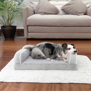 Luxusplüsch weich beruhigender Donut Hundebett Dropshipping waschbar extra großes Hunde-Sofa Katze runde Haustierbetten - Product Image 2