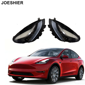 Accesorios para autos JOESHIER, faros delanteros LED para Tesla Model 3/Y 2021-2023, conjunto de faros, luz diurna LED, lente LED, lámpara frontal - Product Image 3