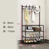 Support de Rangement Pliable pour Vêtements, Sacs, Chaussures, Manteaux, Étagère sur Pied Idéale pour Chambre et Dortoir, Avec Crochets et Cintre – Le Plus Vendu en Gros 2024