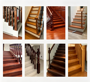 EFS NP04 Poteau d'escalier en bois massif écologique - Durable, installation facile, design moderne, origine Vietnam - Product Image 6