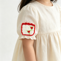 En gros, motifs et appliques en crochet faits main, styles variés, fleurs, carrés de poche, tricotés à la main, pour embellissement de vêtements et chapeaux