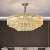 Lustres Éclairage Salon Moderne Cristal Plafond Lampes Suspendues Intérieur Salle À Manger Table À Manger Lustre Suspendu Lustre