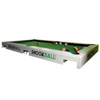 Mesa de billar inflable de garantía de calidad portátil, mesa de billar de madera con logotipo personalizable