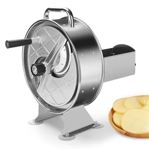 Fruit and vegetable slicer Commercial small manual banana chip and potato chip slicer