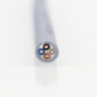 Cable de Cadena Portacables, Conductor de Cobre, Aislamiento de PVC, Elástico Suave, -40~105, Marca LIBIN, Modelo NBR-JTV 4x0.5