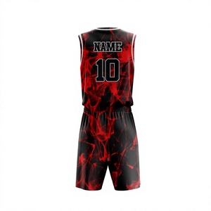 Maillots de basket-ball pour hommes personnalisés en usine, uniformes d'équipe, ensembles de vêtements d'équipe, ensembles de maillots de basket-ball - Product Image 2