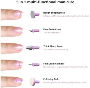 PRITECH-set Profesional de <span class=keywords><strong>manicura</strong></span> <span class=keywords><strong>y</strong></span> <span class=keywords><strong>pedicura</strong></span>, set de <span class=keywords><strong>pedicura</strong></span> eléctrica - Product Image 6