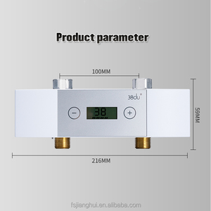 Robinet Mitigeur Thermostatique Moderne avec Affichage de la Température de l'Eau en Temps Réel pour la Construction Immobilière/Hospitalière (Vente en Gros) - Product Image 1