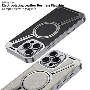 Funda GKK con Diseño en Forma de Z y Electrochapado para iPhone 16 Pro Max, Carga Inalámbrica Magnética, Resistente al Agua y a Impactos - Product Image 4