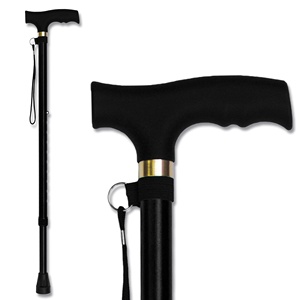 Bastón de Senderismo Plegable de 3 Secciones de Fibra de Carbono y EVA con Punta de Tungsteno para Montañismo y Senderismo - Product Image 2