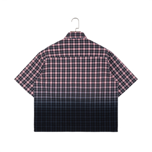 Camicie ricamate con perline Patchwork a <span class=keywords><strong>manica</strong></span> <span class=keywords><strong>corta</strong></span> da <span class=keywords><strong>uomo</strong></span> personalizzabili stile Vintage Plus Size con Logo frontale personalizzato - Product Image 1