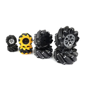 <span class=keywords><strong>Pneus</strong></span> en caoutchouc solide noir 80 mm-a pour voitures jouets Radio Control jouets Go Karts roue Mecanum - Product Image 4