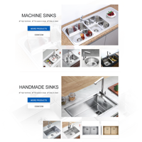 Kit de vidange moderne pour évier de cuisine double avec bouchon et tuyau d'évacuation des déchets, avec trop-plein, écologique