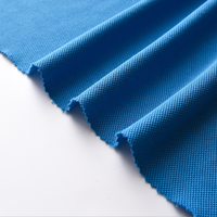 Tissu tricoté en maille piquée 210 g/m² 82 % polyester 18 % coton, séchage rapide, antistatique, évacuation de l'humidité, certifié OEKO-TEX, doublure pour filles