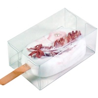 Boîte transparente en PET pour la vente en gros, emballage alimentaire en PP, boîte d'emballage transparente en PVC pour les bâtonnets glacés