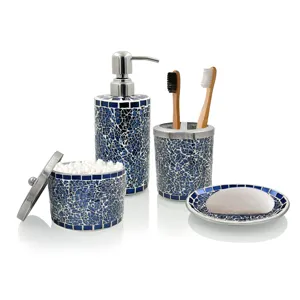 Buy Luxurious bathroom accessory sets bronze At Great Prices