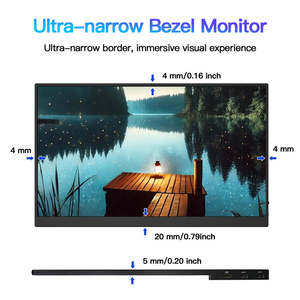 Новый портативный монитор 2025 года QHD LCD с USB Type-C, ультраширокий IPS 16,1 дюйма, ультратонкий, 100% sRGB, встроенный, для расширения экрана ноутбука - Product Image 3