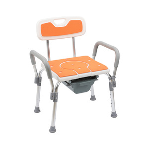 Chaise de douche Yishoufu avec dossier, hauteur réglable, siège antidérapant pour personnes âgées, équipement de sécurité pour la salle de bain - Product Image 1