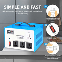 Stabilisateur de tension AVR monophasé 1000va 220v 110v servomoteur de haute précision protéger le réfrigérateur