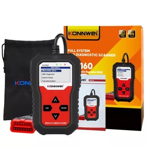 <span class=keywords><strong>Konnwei</strong></span> KW360 lettore di codici OBD2 dedicato a tutti i sistemi motore Abs freno olio Reset strumento Scanner diagnostico per auto - Product Image 4
