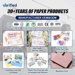 Su misura stampato lamina d'oro unico di lusso cartone animato animale grazie pieghevoli biglietti di auguri registrabili con buste - Product Image 5