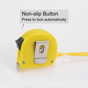 Mini 2m metric có thể thu vào thép carbon đo băng 12.5 mét rộng màu vàng ABS vỏ nhựa với biểu tượng tùy chỉnh - Product Image 3