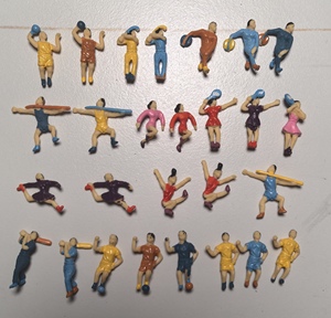 Sports-Themed DIY Micro Landscape Model Site Accessories Colorful Plastic Crafts Hot Item for Cross-Border E-Commerce