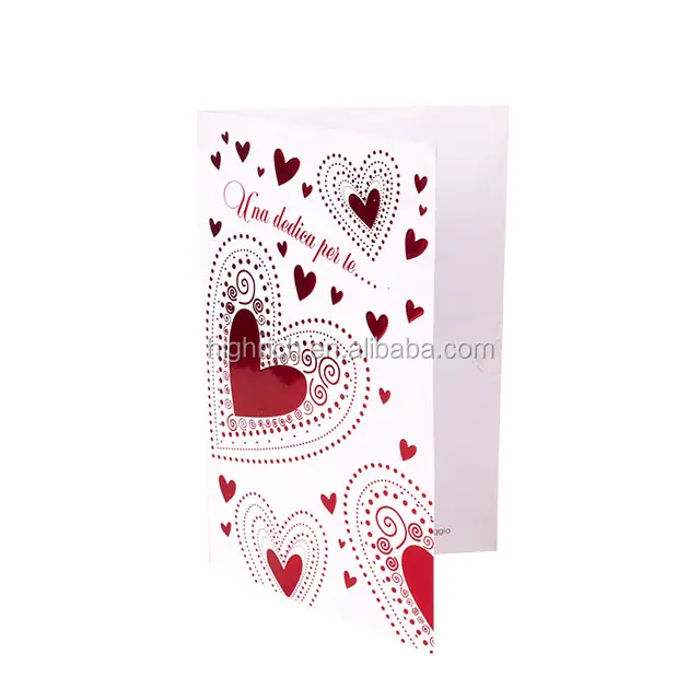 2022 Highrich 19years OEM factory Custom Handmade Recordable Heart Shape Happy Birthday Song Music Greeting Card for holiday