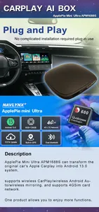 NAVLYNX ApplePie Ultra 3.0 Carplay Ai Box Plug And Play Android 13 Media Wireless Car Play 8gb 128gb Android 14 Playaibox UX999