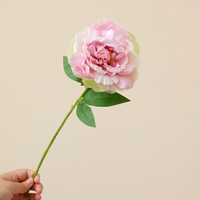 Rangkaian Bunga Peony Sutra Buatan Eropa untuk Dekorasi Rumah dan Pernikahan