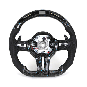 <span class=keywords><strong>Volant</strong></span> Sport <span class=keywords><strong>M</strong></span> à 4 Branches en Cuir Carbone Forgé avec Écran LED pour Série F - Product Image 1