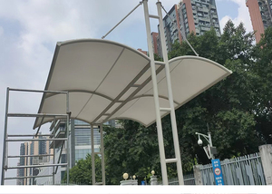 Abri de stationnement automobile Litong de haute qualité, auvent pare-soleil, structure en membrane robuste, tente de couverture en tissu, sur mesure - Product Image 5
