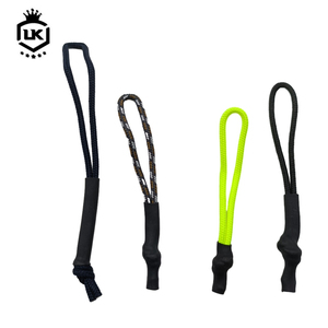 Lanke Export Noeud Zipper Pull Head U Type Caoutchouc Plastique Logo Dot String Zipper Pullers pour Vêtement, Extérieur, Unifo - Product Image 1
