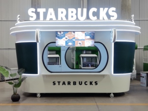 <b>Small</b> Stainless Steel Kitchen Kiosks & Food Trailers for Sale-Candy & Chips Snack Food Trucks - Product Image 2