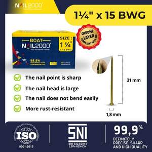 Fijaciones Robustas de Acero al Carbono Pulido con Cabeza Estriada para Carpintería Estructural y Cercado - Product Image 2