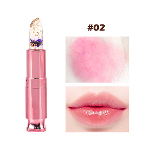 Bálsamo Labial Vegano Transparente con Flor, Resistente al Agua, que Cambia de Color, Etiqueta Privada, Bálsamo Labial Hidratante con Flor Rosa - Product Image 5
