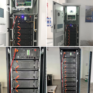 Sunpal rak tegangan tinggi baterai terpasang Solaire 20kWh 50kWh 100AH LifePO4 baterai Lithium besi fosfat - Product Image 4