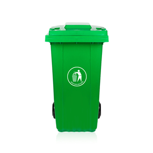 Contenedor de <span class=keywords><strong>Basura</strong></span> de Plástico de 360 Litros con Ruedas y Pedal - Contenedor de <span class=keywords><strong>Basura</strong></span> Comercial para Oficina, Centro Comercial y Áreas Públicas - Product Image 2